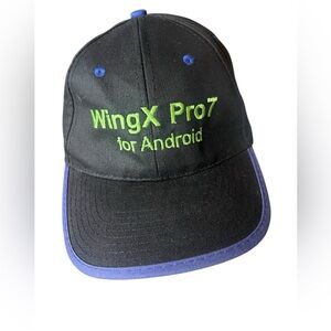 Black and Blue WingX Pro7 Cap